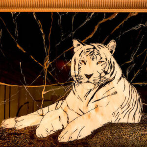 Tiger and Coffee Beans